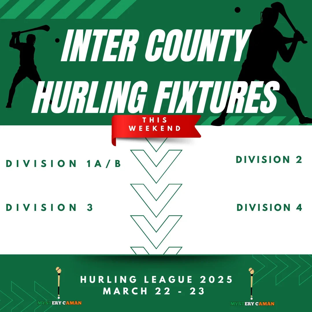 Inter county Hurling this weekend March 22 - 23 2025