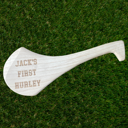 Custom Engraved Hurley - Personalised Ash Hurl with Custom Text or Design