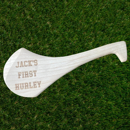 Custom Engraved Hurley - Personalised Ash Hurl with Custom Text or Design