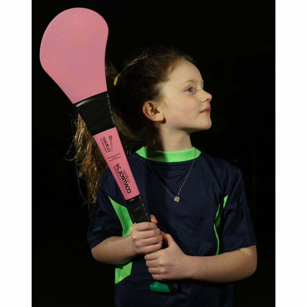 CúlTec Blue / Pink Carbon Fibre Hurley with Free Grip
