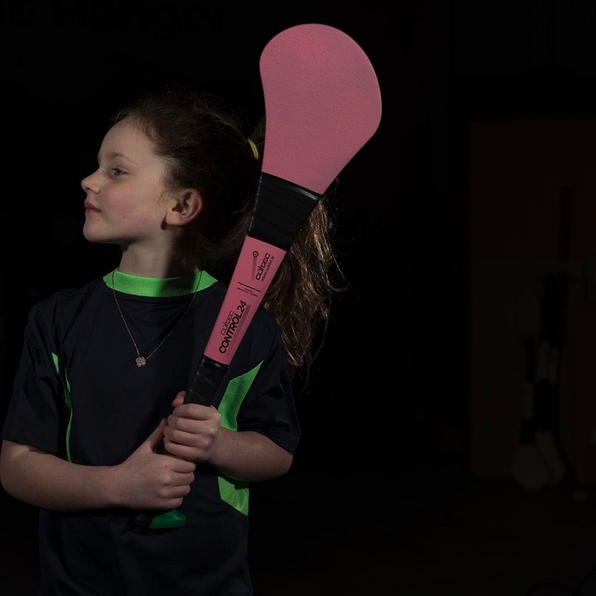CúlTec Blue / Pink Carbon Fibre Hurley with Free Grip