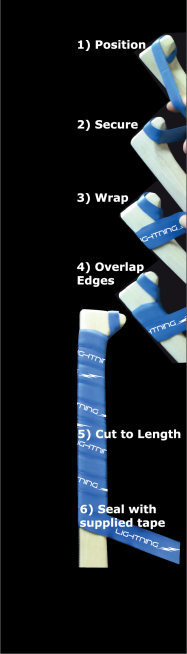 XL Lightning Hurling Grips with Contrast Logo