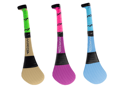 Mycro Evolution Brown, Blue & Purple Hurley – Carbon Fibre Hurling Stick | Sizes 20”–36”