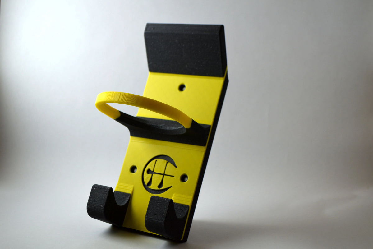 3-in-1 Hurling & Camogie Gear Holder – Hurley, Helmet & Sliotar Storage Rack