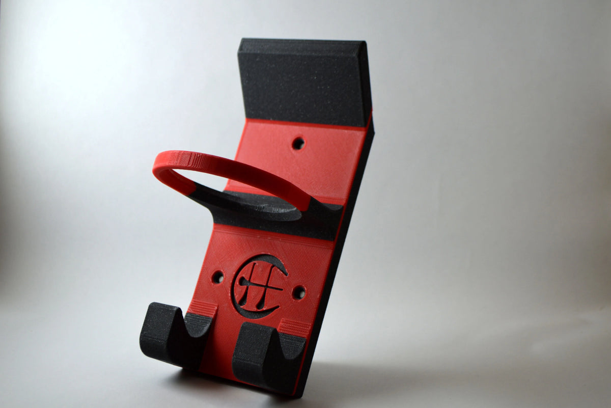 3-in-1 Hurling & Camogie Gear Holder – Hurley, Helmet & Sliotar Storage Rack